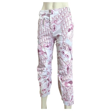 dior pink monogram pants|Dior pants and shorts.